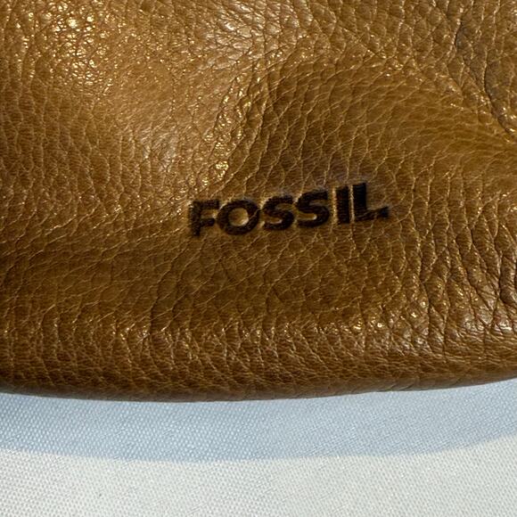 FOSSIL Vintage Brown Leather Small Crossbody Bag - Picture 8 of 8